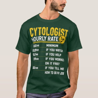 T-shirt Cytologiste Cytologie Microbiologiste Microscopie 