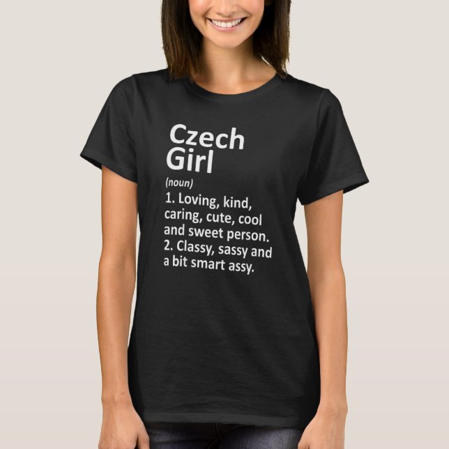 T-shirt CZECH GIRL CZECH REPUBLIC  Country Roots Descent (Devant)
