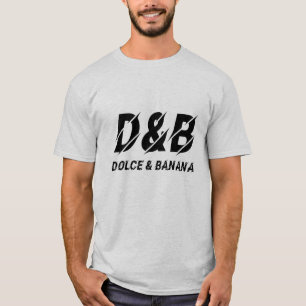 T-shirt D & B   Dolce & Banana   Banane drôle 