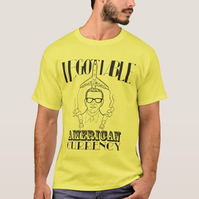 T-shirt D.B. Tonnelier - devise américaine négociable (Devant)
