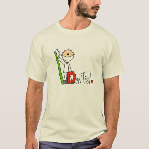 T-shirt D est pour le dentiste