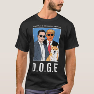 T-shirt D.o.g.e Département de l'Efficacité du Gouvernemen