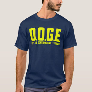 T-shirt D.O.G.E. Ministère De L'Efficacité Gouvernementale
