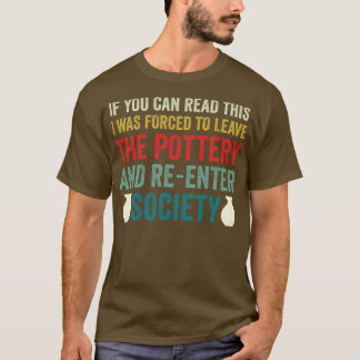 T-shirt d Pour laisser la poterie drôle Potter Vintage