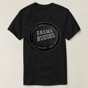T-shirt D.R.U.M.S. RUGGED MANHOLE COVER