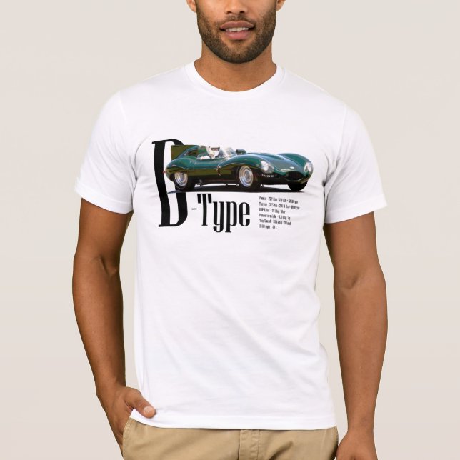 T-shirt D-Type Jaguar (Devant)