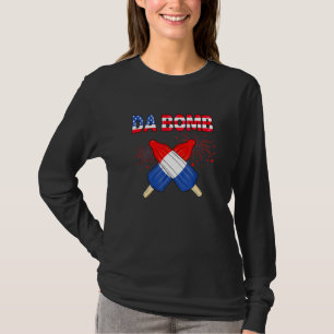 T-shirt Da Bomb Patriotic Popsicles 4 juillet Summer Pop