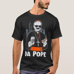 T-shirt Da Pope De L'Amérique Chicago Pape Leo Xiv Provost