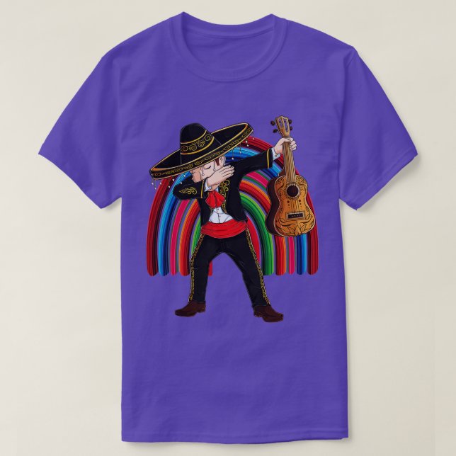 T-shirt Dab Costume Mariachi Mexicain Charro Cinco De Mayo (Design devant)
