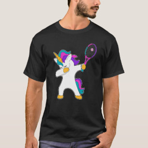 T-shirt Dab Dabbing Unicorn Tennis Vêtements Jouer Unicor