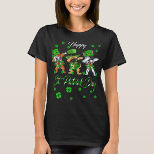 T-shirt Dab German Shepherd - Français Bulldog - Dab Frenc