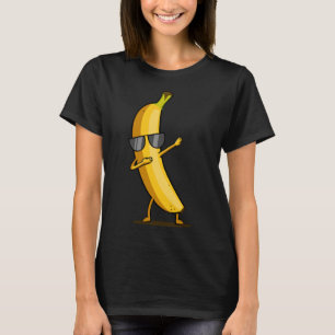 T-shirt Dabbin' banane jaune - Dab drôle de fruit dansant