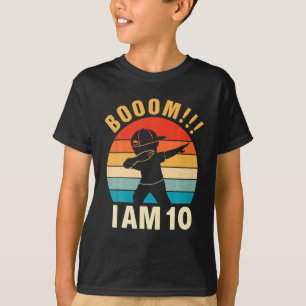 T-shirt Dabbing Anniversaire 10 ans 10e anniversaire tenue