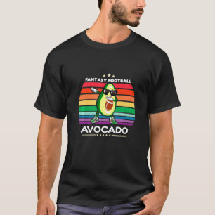 T-shirt Dabbing Avocado Rainbow Sunset Imaginaire Football