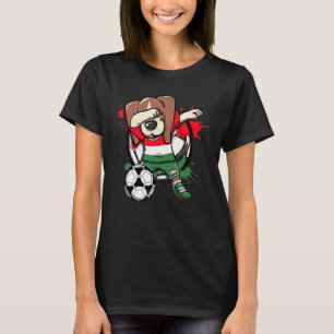 T-shirt Dabbing Beagle Chien Hongrie Fans de football Jers
