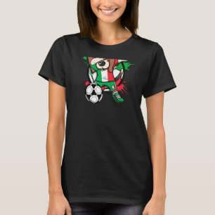 T-shirt Dabbing Beagle Chien Italie Fans de football Jerse