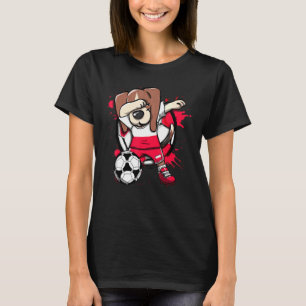 T-shirt Dabbing Beagle Chien Pologne Fans de football Jers
