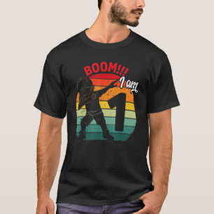 T-shirt Dabbing Boy Sixième 1e fête d'anniversaire 1 Six a