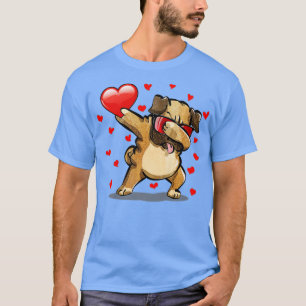 T-shirt Dabbing Carlin Lunettes de soleil Coeur Amour Vale