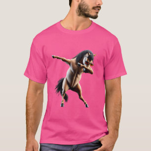 T-shirt Dabbing Dabbing Cheval Cool Dab Amusant Amoureux d
