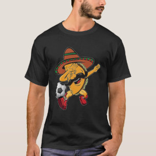 T-shirt Dabbing Dabbing Taco Soccer Ball Sports Lover Cinc