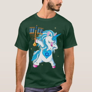 T-shirt Dabbing Dreidel Hanoukka Danser Chanukah Kids Gir
