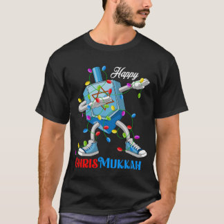 T-shirt Dabbing Dreidel Joyeux Noël et Bonne Hanoukka