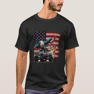 T-shirt Dabbing Eagle Monster Camion 4 juillet Garçons Ame