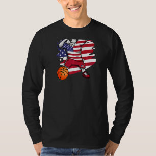 T-shirt Dabbing French Buldog America Fan Jers