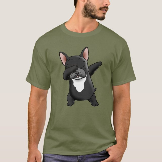 T-shirt Dabbing French Bulldog (Devant)