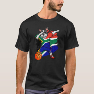T-shirt Dabbing French Bulldog Afrique du Sud Ventilateur 