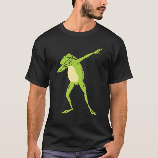 T-shirt Dabbing Frog For Kids-Boys (Devant)