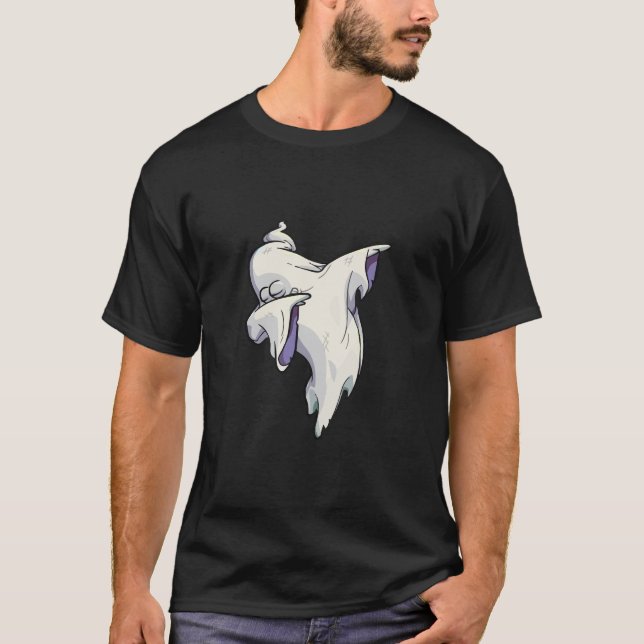 T-shirt Dabbing Ghost - Éffrayant rencontre tendance (Devant)