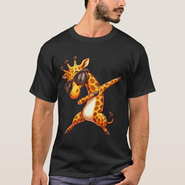 T-shirt Dabbing Giraffe  (Devant)