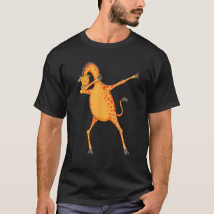 T-shirt Dabbing Giraffe Chemise Cute Dab Danse Zoo Animal
