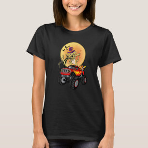 T-shirt Dabbing Golden Retriever Chien Sorcière Monster Ca