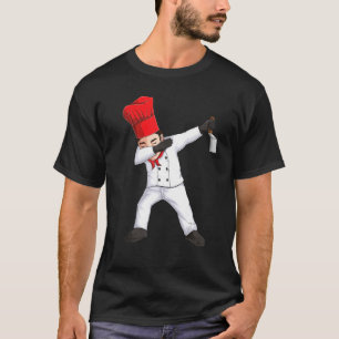 T-shirt Dabbing Hibachi Chef Cook Costume Hommes Femmes