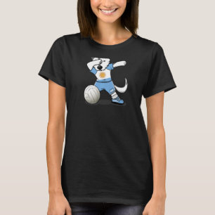 T-shirt Dabbing Husky Argentine Amateurs de volleyball Arg