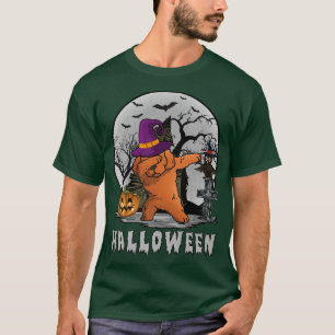 T-shirt Dabbing Jouet Poodle Chien Sorcière Casquette Drôl