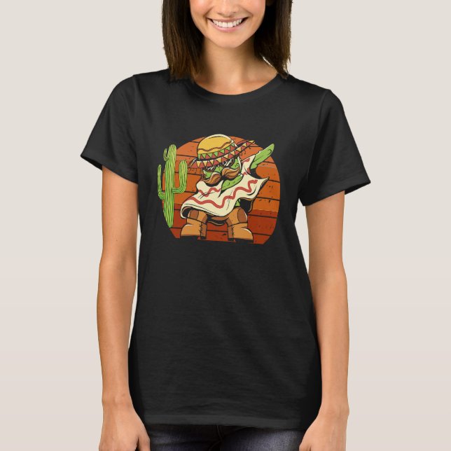 T-shirt Dabbing Mexican Fiesta Cinco de Mayo Festival Cele (Devant)