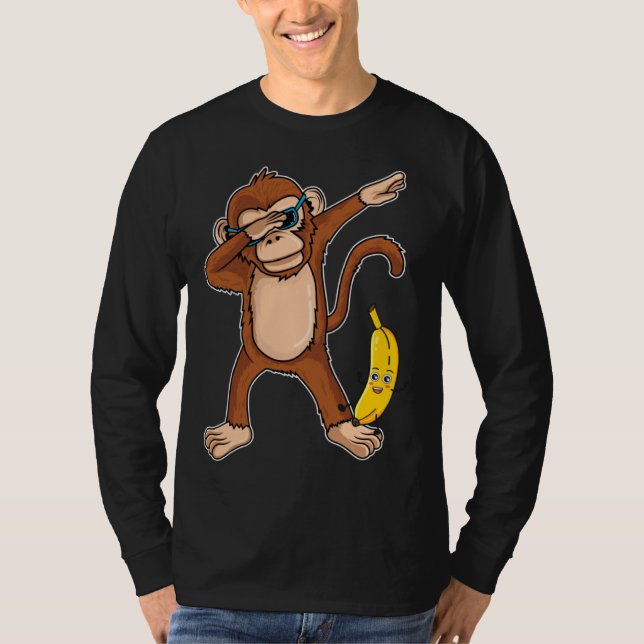 T-shirt Dabbing Monkey  Dab Dance Monkey (Devant)