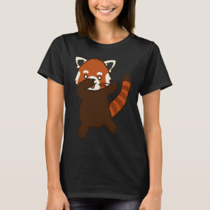 T-shirt Dabbing Panda roux Faune Animal Petit Panda roux