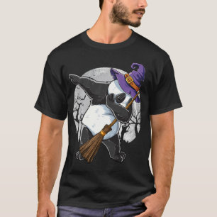 T-shirt Dabbing Panda sorcière Drôle Halloween Ours Lover