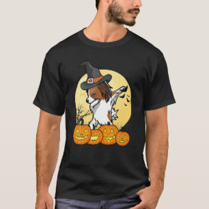 T-shirt Dabbing Papillon Dab Dance Funny Chien Halloween G