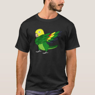T-shirt Dabbing Parrot I double à tête jaune Amazonie