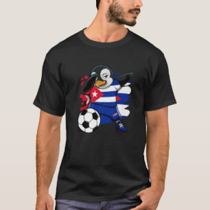 T-shirt Dabbing Penguin Cuba Fans de football Jersey Footb