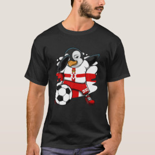 T-shirt Dabbing Penguin Irlande du Nord Fans de football J