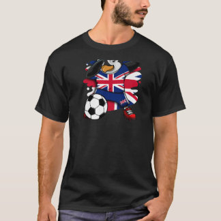 T-shirt Dabbing Penguin Royaume-Uni Fan de football Jersey