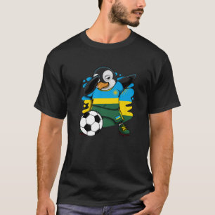 T-shirt Dabbing Penguin Rwanda Soccer Fans Jersey Football
