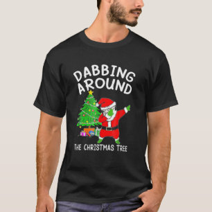 T-shirt Dabbing Père Noël Dab Tee - shirts